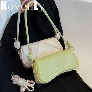 Vintage Women Crossbody Messenger Bag Small Handbag Lady Armpite Bag