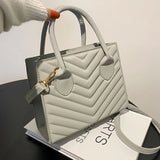 Single Strap PU Leather Women Crossbody Handbag Solid Shoulder Bag