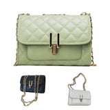 Faux Leather Women Messenger Chain Bag for Daily Use