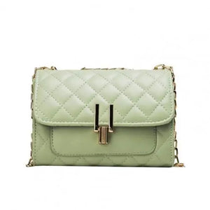 Faux Leather Women Messenger Chain Bag for Daily Use