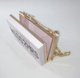 Bride Wedding Acrylic Crossbody Bag miss to mrs Clutch