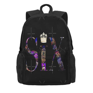 Six The Musical Collage Backpacks Men's Backpacks Bags For Women Plain