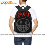 Sixx Am Nikki Sixx Hard Rock Music Backpack Large Capacity Travel Softback