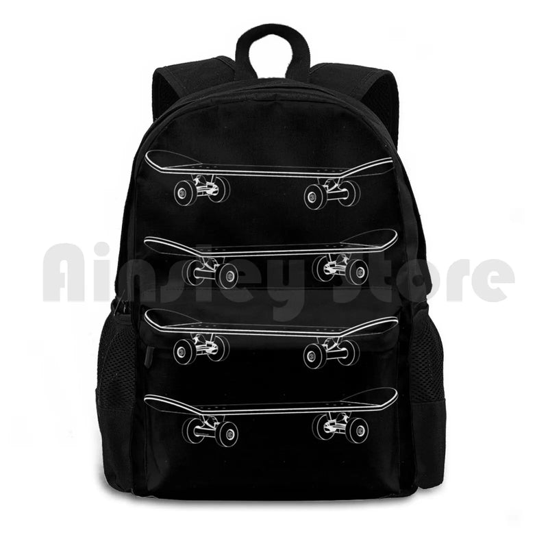 Kids Skateboard Outdoor Hiking Backpack Waterproof