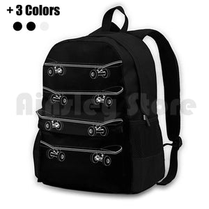 Kids Skateboard Outdoor Hiking Backpack Waterproof