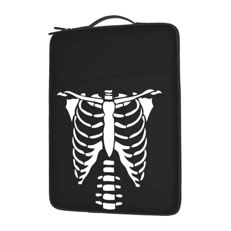 Skeleton Chest Waterproof Laptop Bag 13-15 Inch Protective Briefcase Cover