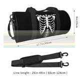 Skeleton Chest Travel Sports Fitness Shoulder Bag