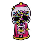 Skeleton Enamel Pin Punk Skull Gothic Halloween Brooch Lapel Pins