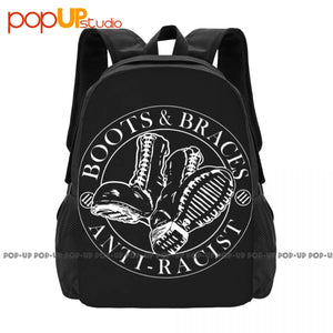 Skinhead Boots & Braces Sharp Ska Oi! Punk Backpack