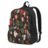 Skull And Floral Pattern Backpacks Men's Backpacks Bags For Women