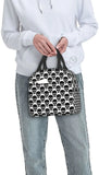 Skull Lunch Bags for Women Boy Girl Reusable Insulated Lunch Box