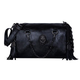 Skull Chain Handbags Tassel Rivet Women Bag Vintage Shoulder Bag