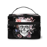 Skull Makeup Bag Organizer with Handle Toiletry Bags for Women Girls