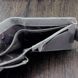 Skull Punk Biker Casual Hasp Wallet Purse with Chain