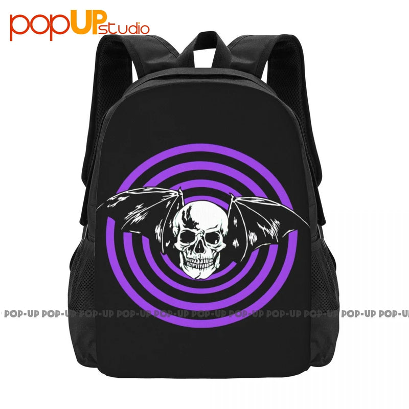 Skull Purple Psycho Punk Zone, Evil Dead Halloween Backpack