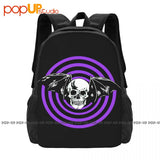 Skull Purple Psycho Punk Zone, Evil Dead Halloween Backpack