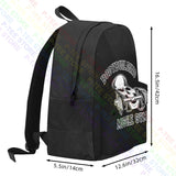 Skull Weights Gym Backpack Vintage Art Print 3D Printing