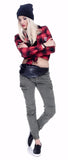 Skull Leather Belt Bag Waist Pack for Women with Molle Pouch