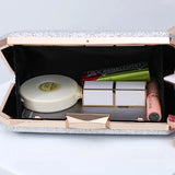 Sky Fall Handbags Bling Wedding Clutch Cross Body Bag