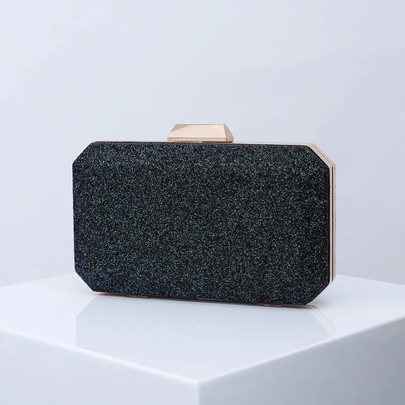 Sky Fall Handbags Bling Wedding Clutch Cross Body Bag