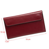 Soft Slim Leather Women Wallet Long Ladies Purse Thin Money Bag