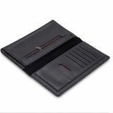 Crocodile Leather Long Wallet Men Thin Purse Soft Male Clutch Money Bag