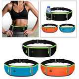 Slim Running Belt Reflective Strips Fitness Workout Bag for Workouts Cycling Gym