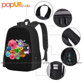 Slime Rancher 8 Bit Slimes Tarr Video Game Backpack Large Capacity