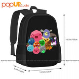 Slime Rancher 8 Bit Slimes Tarr Video Game Backpack Large Capacity