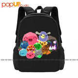 Slime Rancher 8 Bit Slimes Tarr Video Game Backpack Large Capacity