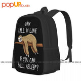 Sloth Love Asleep Chill Fun Sleeping Backpack