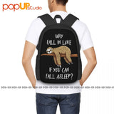 Sloth Love Asleep Chill Fun Sleeping Backpack
