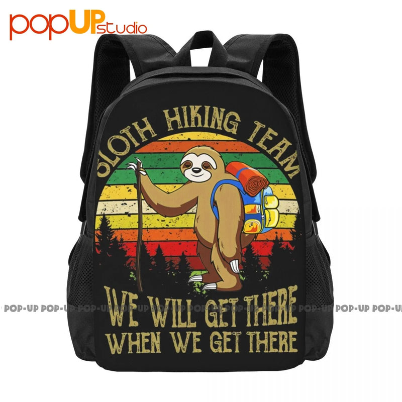 Sloth Lover Hiking Traveling Backpack Large Capacity Beach Bag