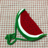 Cute Watermelon Plush Satchel Bag for Toddlers
