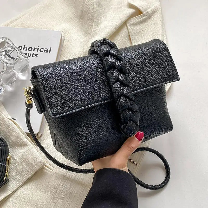 Net Red Texture Ladies Messenger Bag