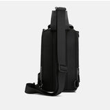 Men's Small Backpack Chest Pack with USB Charging Port