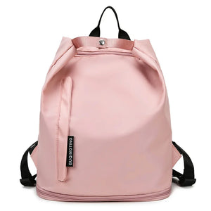 Small Waterproof Backpack Dry Wet Separation Sports Bag