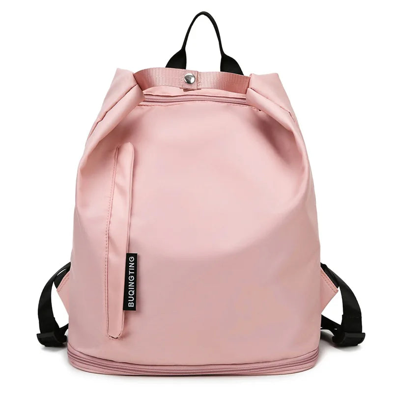 Small Waterproof Backpack Dry Wet Separation Sports Bag