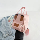 Canvas Mini Backpack Handbag for Teenage Girls