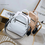 Small Backpack Travel Bag for Girls Women Shoulder Bag Multi-Purpose Casual