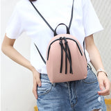 Small Leather Shoulder Bag Mini Backpacks For Teenage Girls