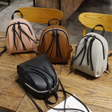 Small Leather Shoulder Bag Mini Backpacks For Teenage Girls