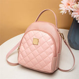 Small Backpack Women's Shoulder Bags PU Leather Bag