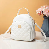 Small Backpack Women's Shoulder Bags PU Leather Bag