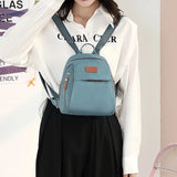 Waterproof Nylon Mini Backpack Women Top Handle Shoulder Bag
