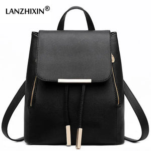 Women Backpack Purse High Leather Backpack Female Shoulder Bags School Bookbag