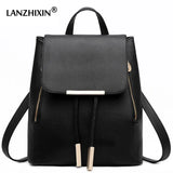 Women Backpack Purse High Leather Backpack Female Shoulder Bags School Bookbag