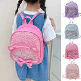 Small Backpack for Girls Mini Backpack Girl Purse Bow Kindergarten