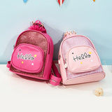 Girls Mini Backpack Pink Sequin Toddler Schoolbag
