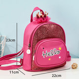 Girls Mini Backpack Pink Sequin Toddler Schoolbag